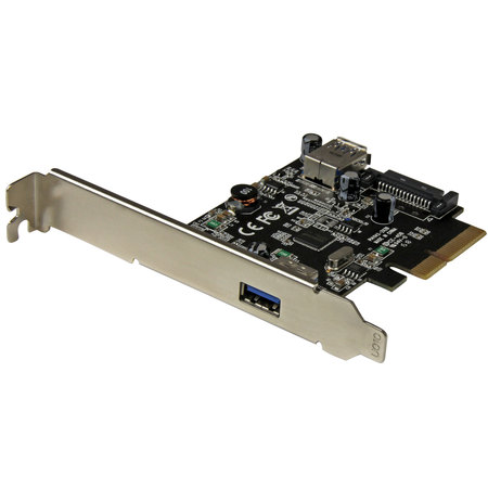 STARTECH.COM 2Port PCI Express USB 3.1 Gen 2 Card -Ext & Int Ports 10Gbps PEXUSB311EI